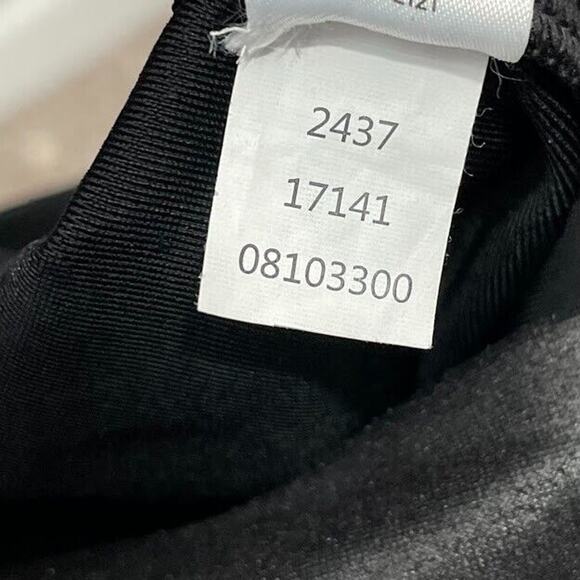 Spanx Size Large Black Faux Leather Leggings Slimming Shaping Ankle Cyber Goth - Picture 8 of 12